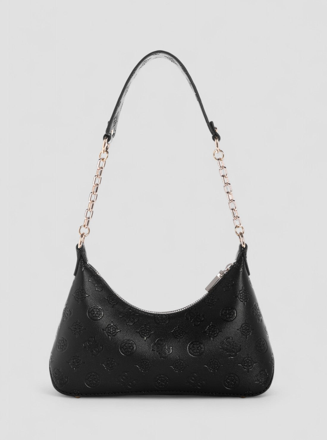 GUESS Womens Black Logo Dita Shoulder Bag PD760218 Back View