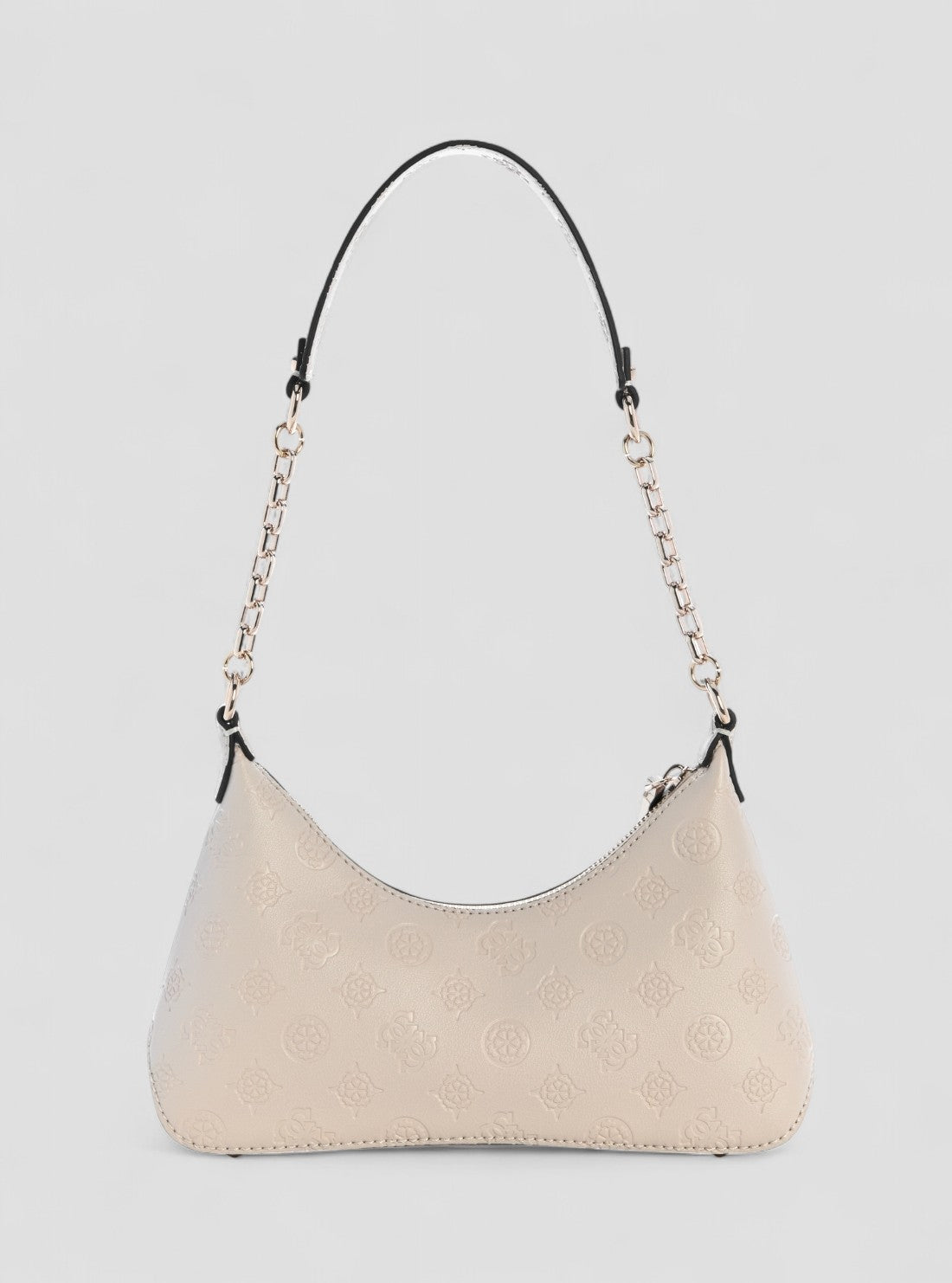 GUESS Womens Beige Logo Dita Shoulder Bag PD760218 Back View