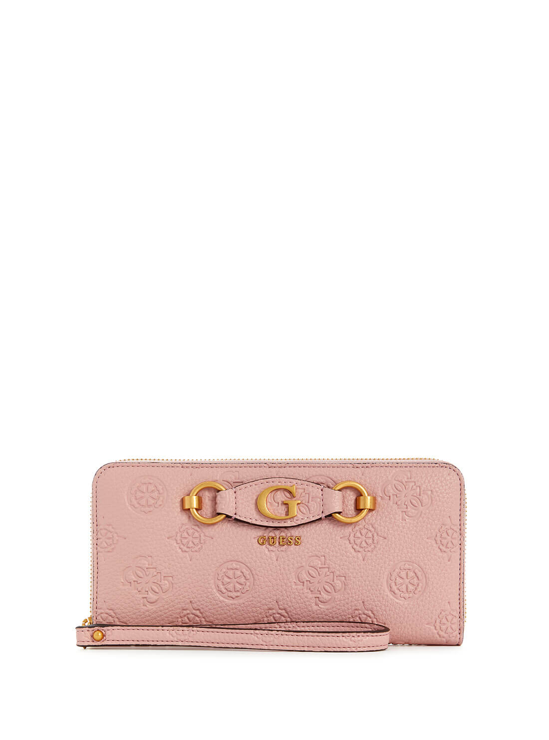 Women's Pink Izzy Large Wallet front view
