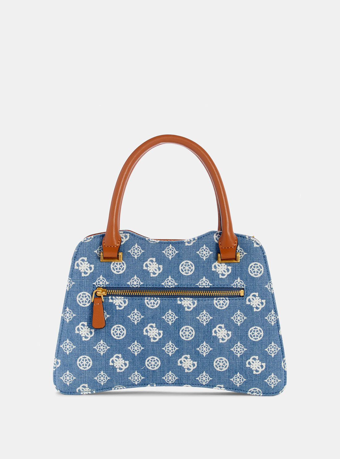 Denim Logo Kuba Small Satchel