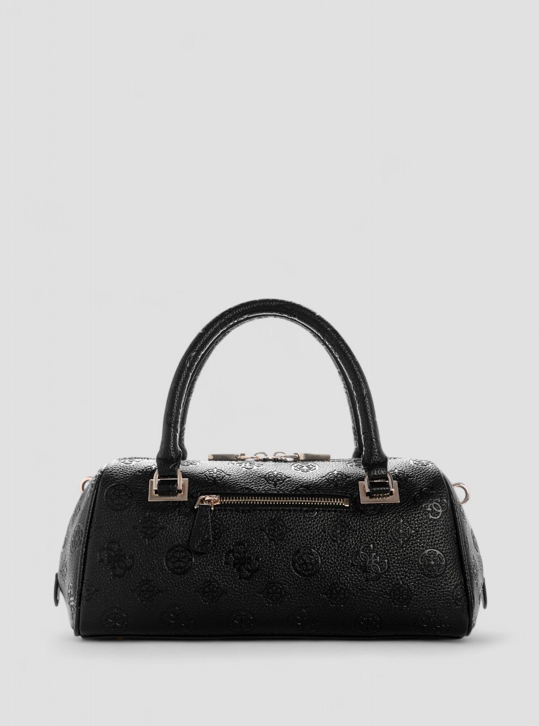 GUESS Womens Black Logo Cresidia II Box Satchel Bag PD988808 Back View