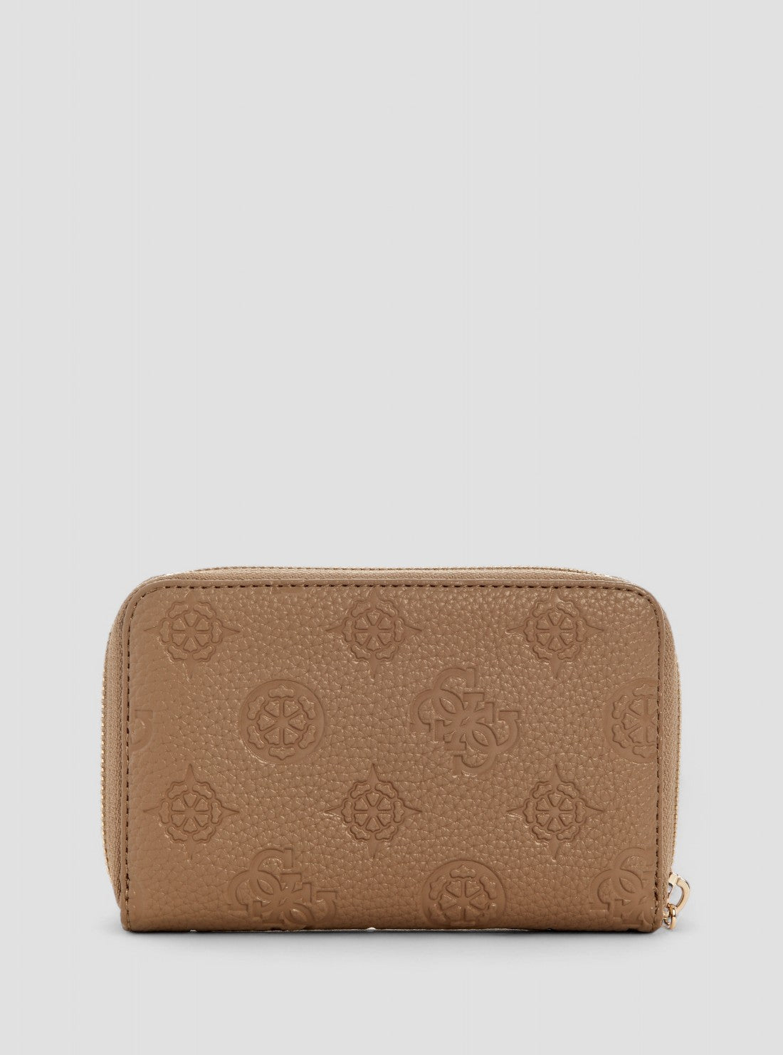 GUESS Womens Brown Logo Cresidia II Medium Zip Around Wallet PD9888140 back View