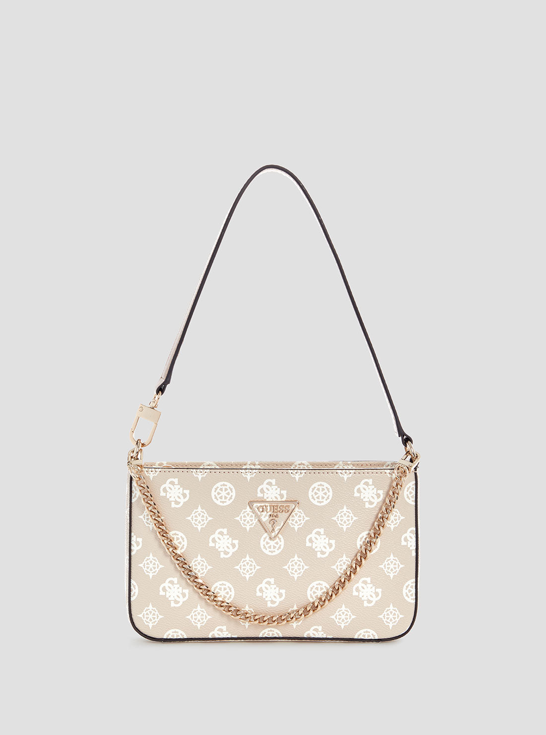 Beige Logo Noelle Mini Shoulder Bag