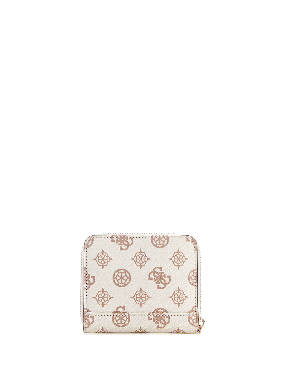 White Logo Laurel Small Wallet | GUESS Women's Handbags | back view