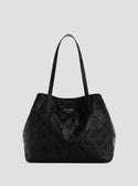 Black Logo Vikky 2 in 1 Tote Bag