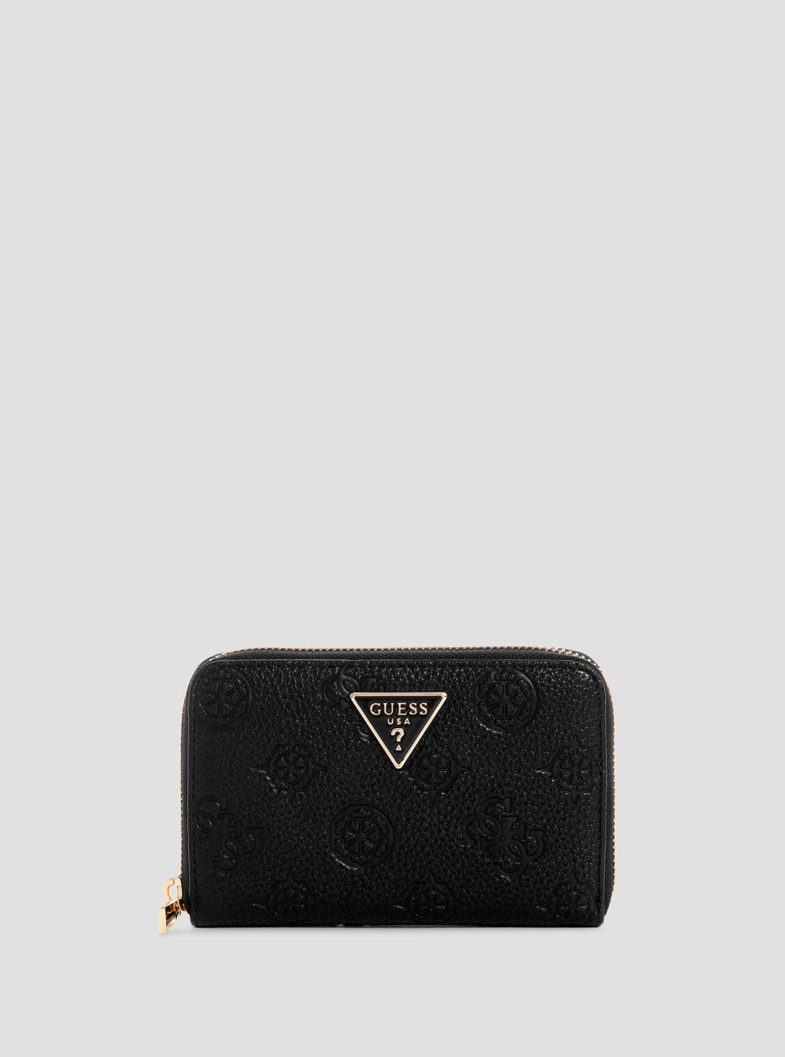 GUESS Black Cresidia Medium Wallet front view