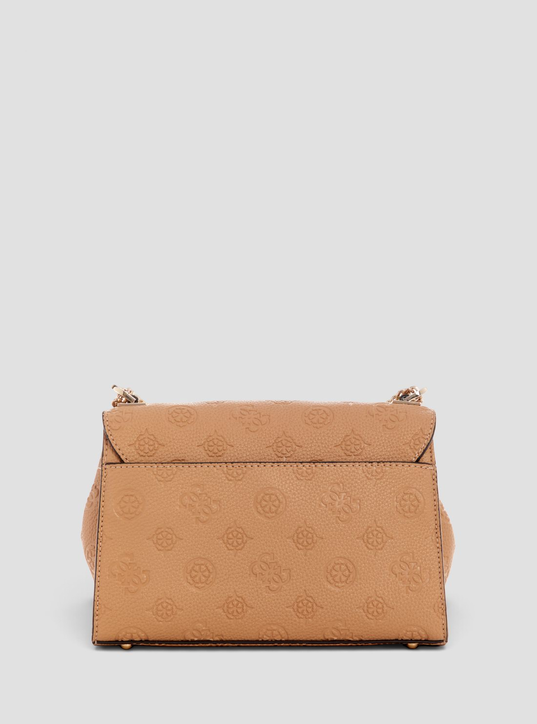 Beige Cresidia Convertible Crossbody Flap Bag PG934921 back View