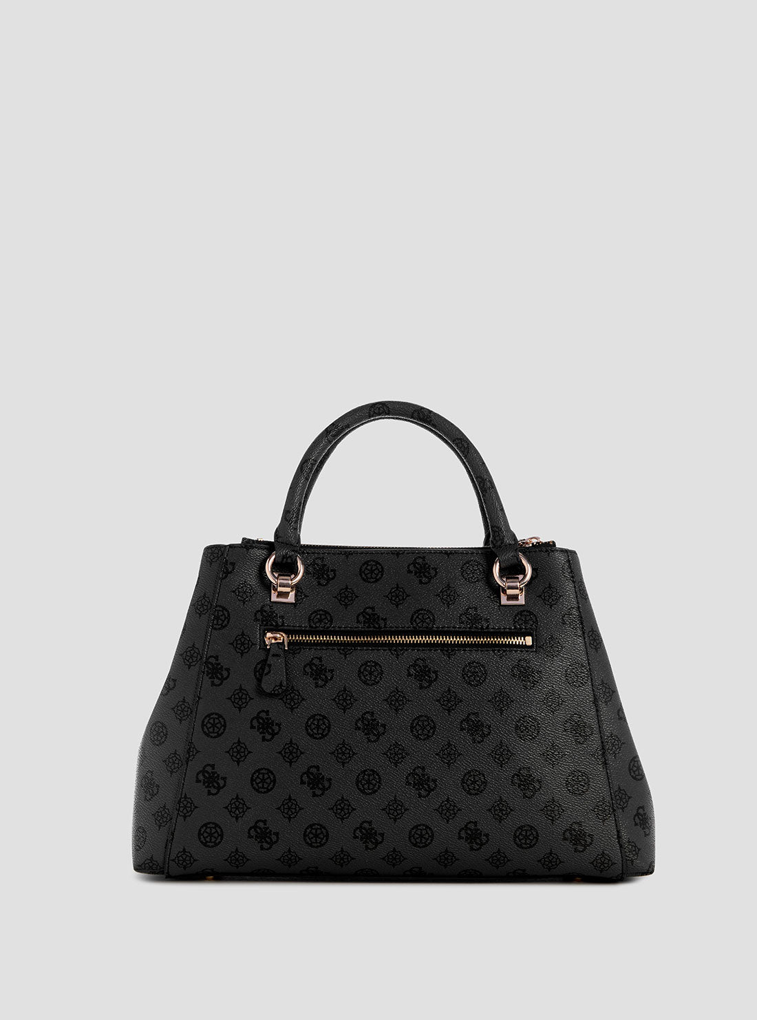 Sac à Main GUESS Eco Carly Girlfriend Satchel Matelassé - Mauve, Compartiments Multiples Et Bandoulière Réglable