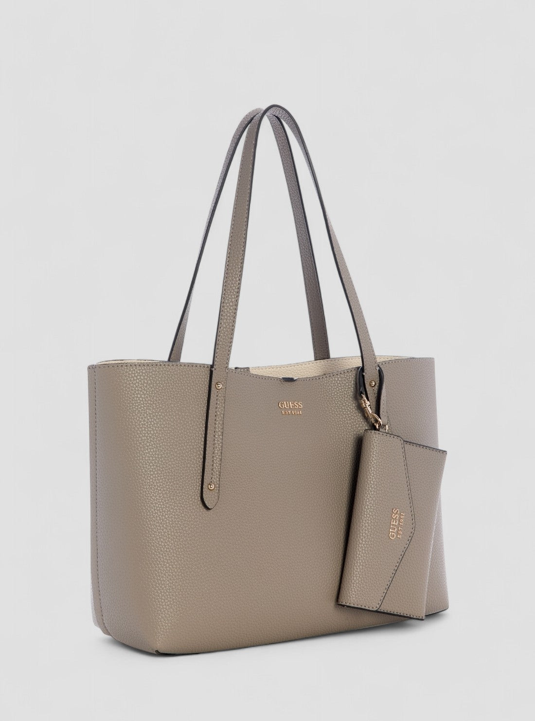 GUESS Womens Brown Brenton Tote Bag PG964823 Front Side View