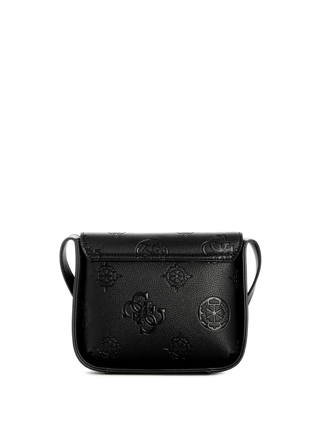 Black Logo Keandra Crossbody Bag