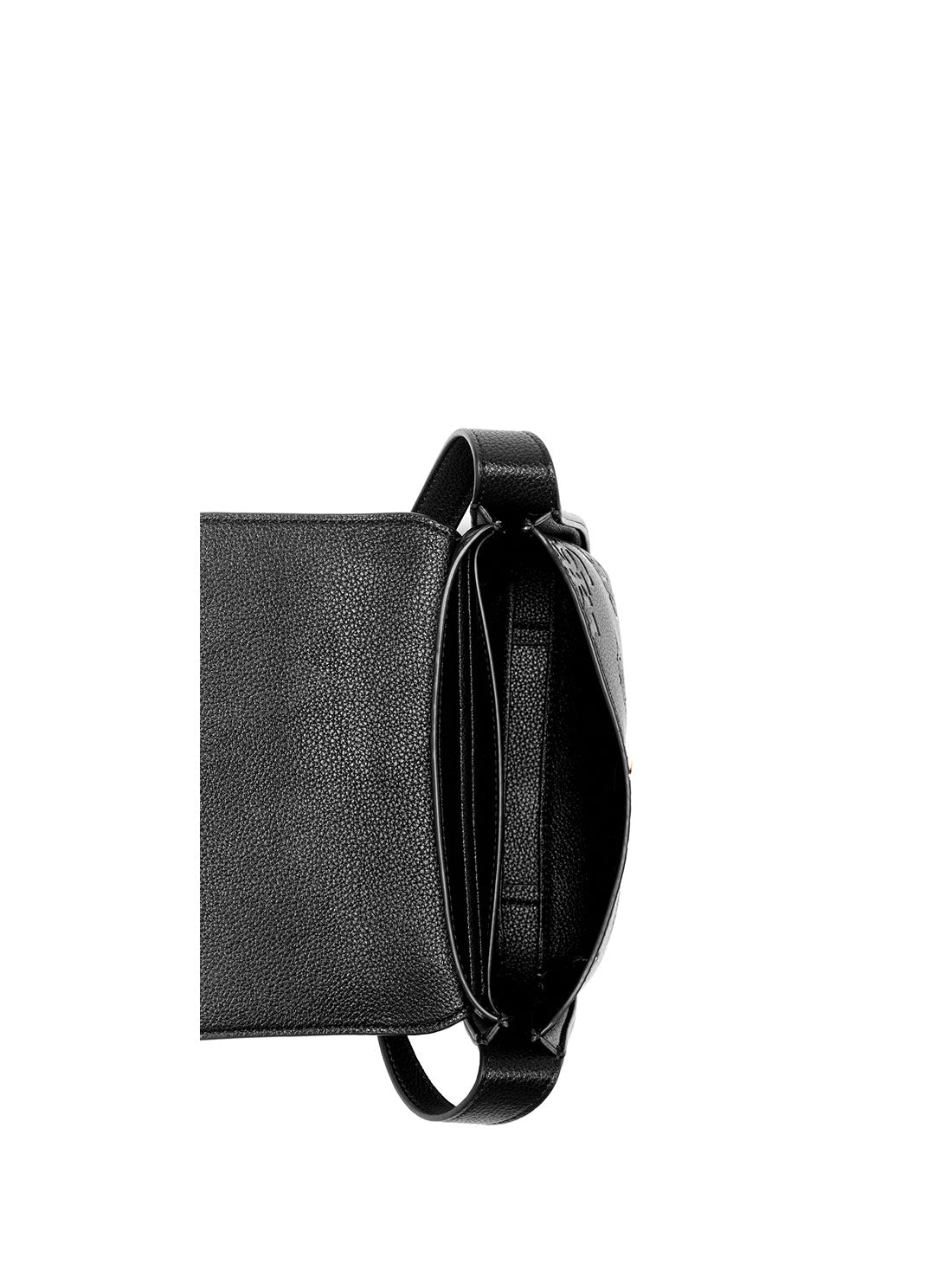 Black Logo Keandra Crossbody Bag