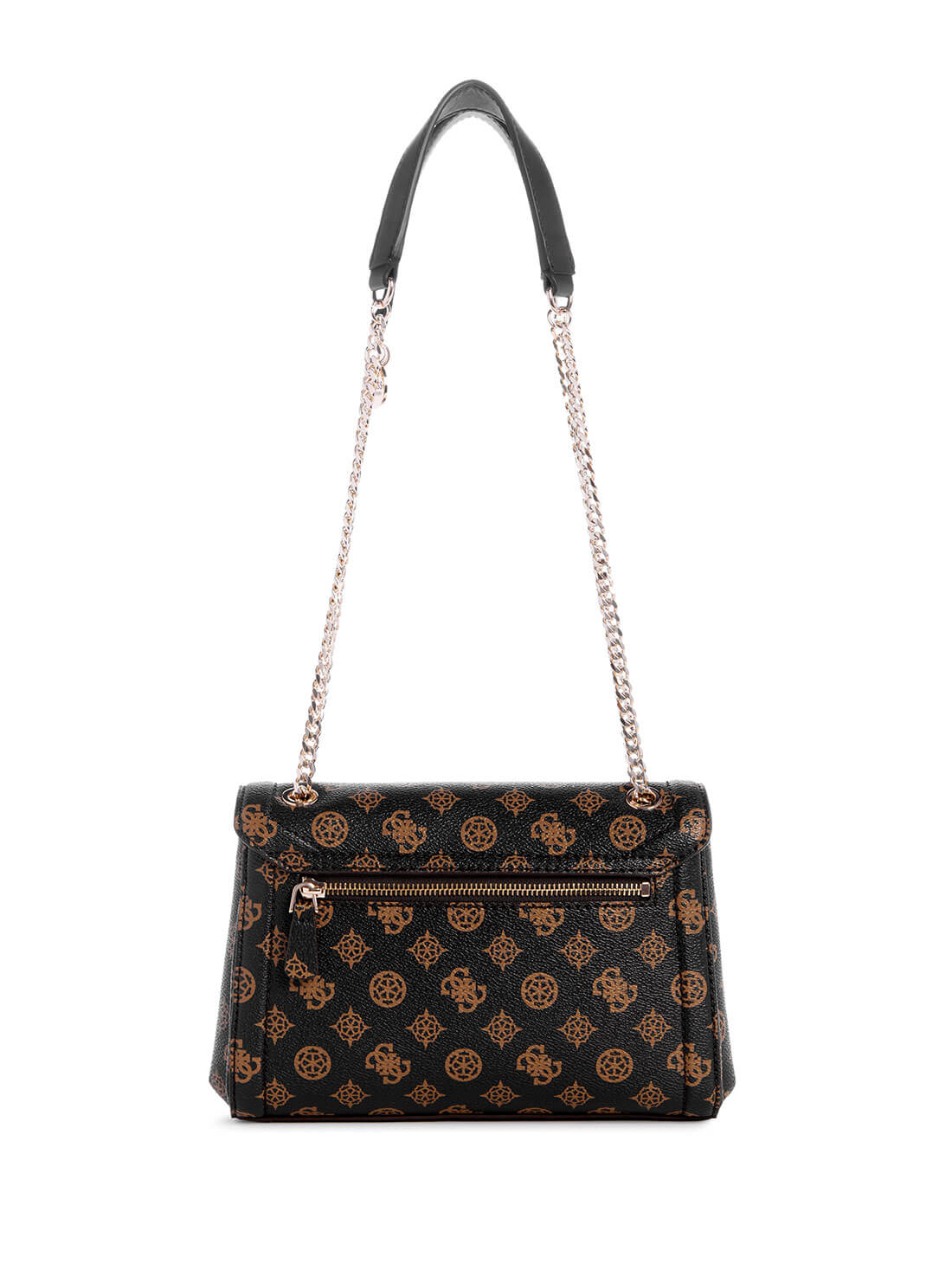 Women's Mocha Logo Noelle Convertible Crossbody Bag back view