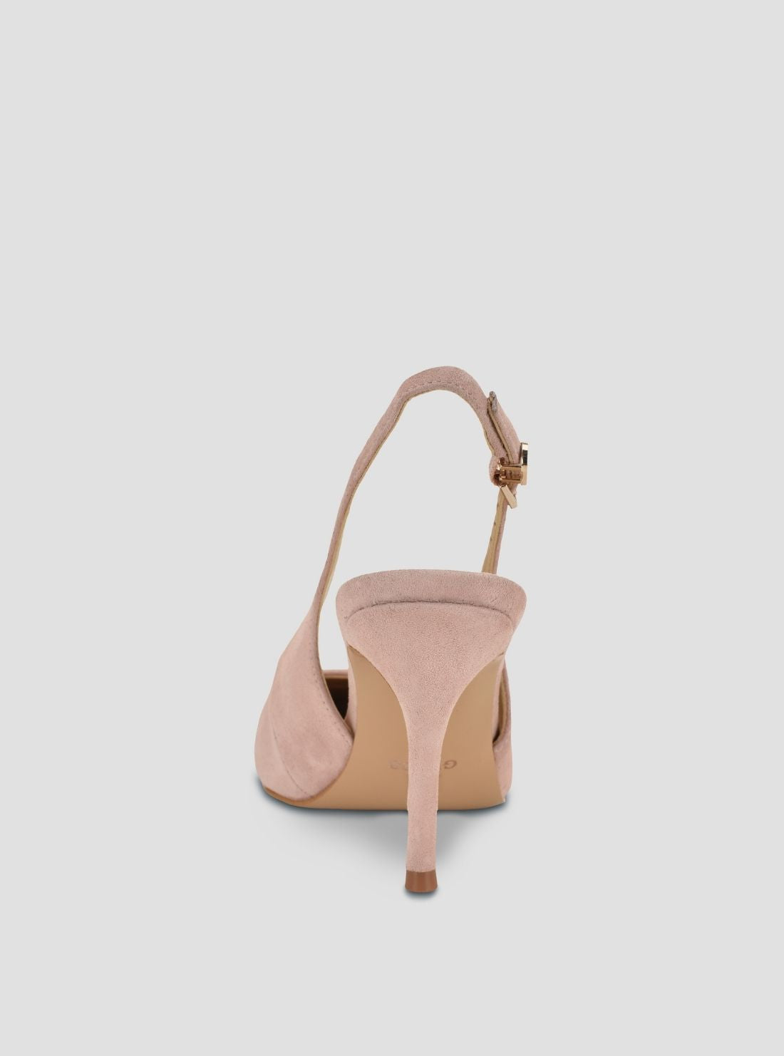GUESS Womens Pink Princelsa Slingback Pumps PRINCELSA Back View