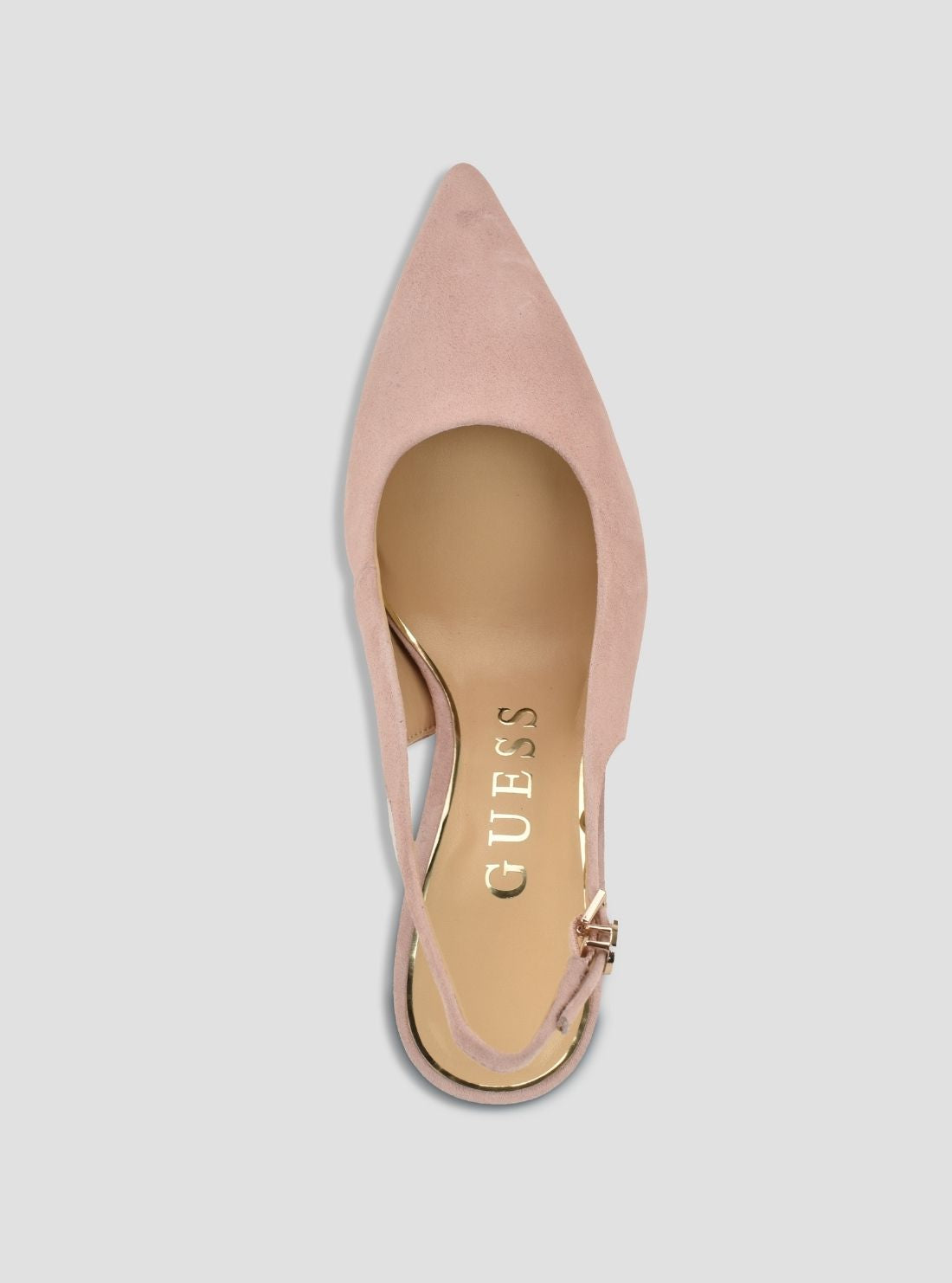 GUESS Womens Pink Princelsa Slingback Pumps PRINCELSA Top View