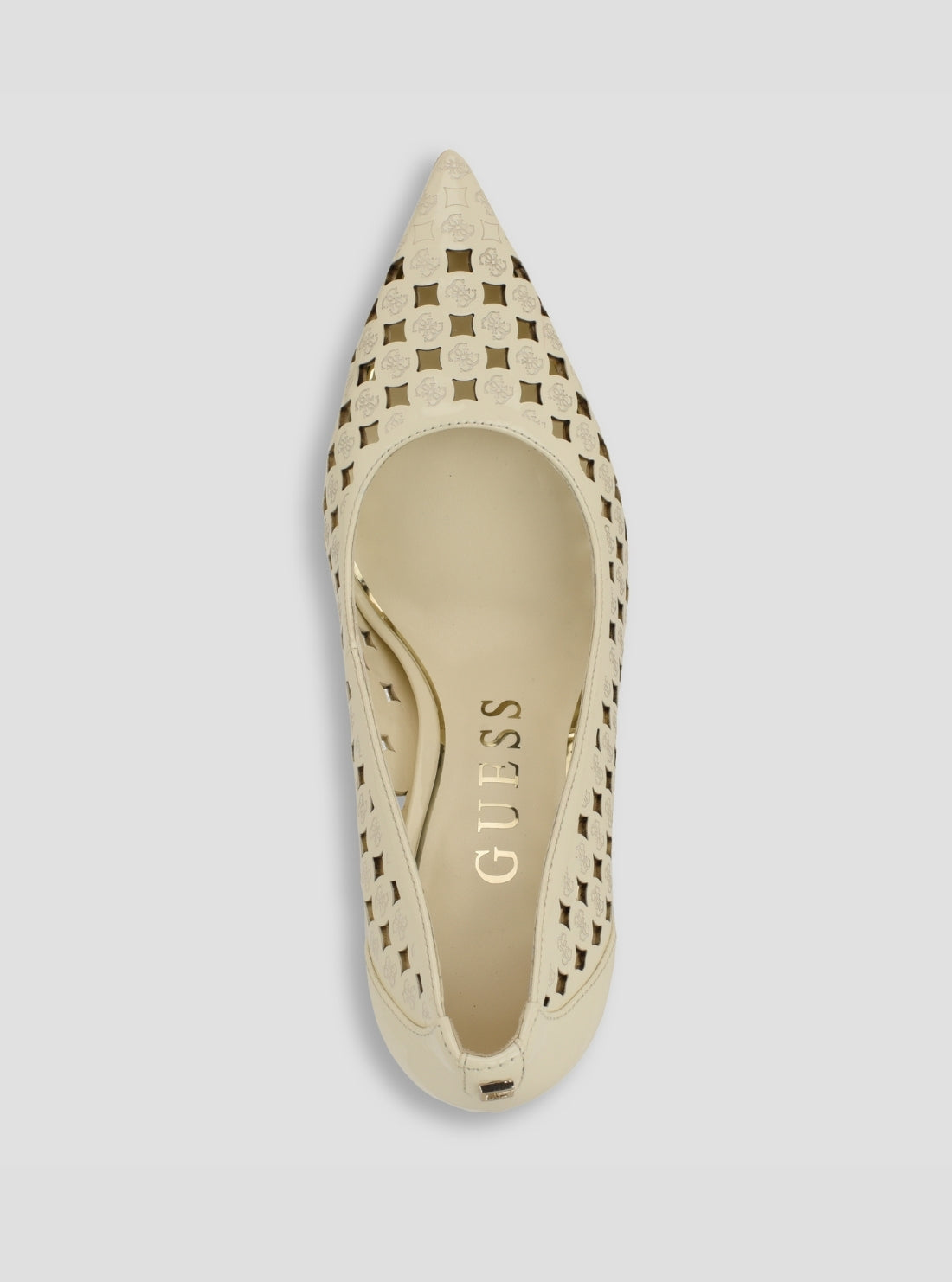 GUESS Footwear Ivory Prindyls Pumps PRINDYLS Top View