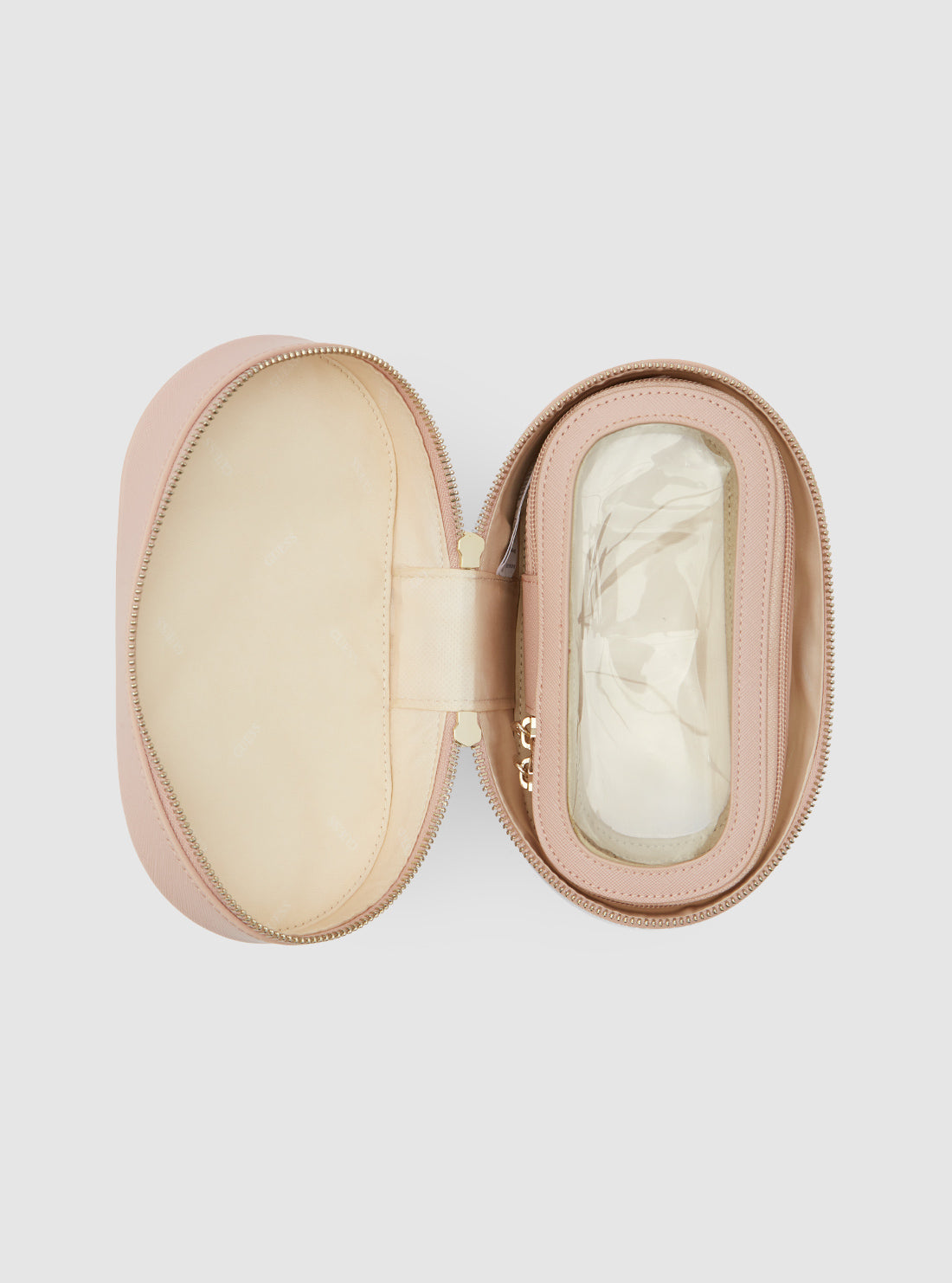 GUESS Womens Pink Beauty Case PW7463P4361 Inside View