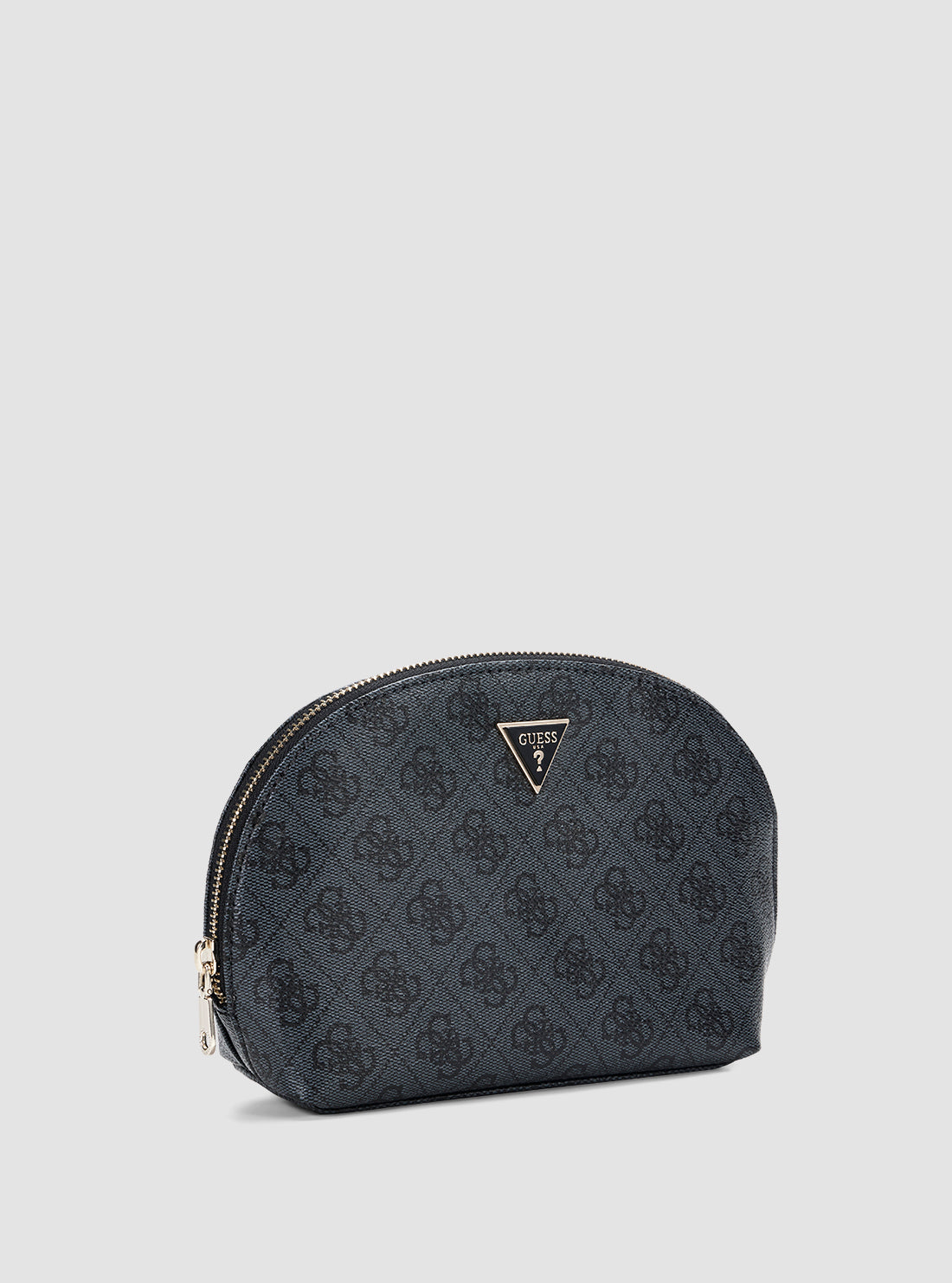 GUESS Accessories Black Logo Zamira Dome Pouch PW7501P5170 Side VIew