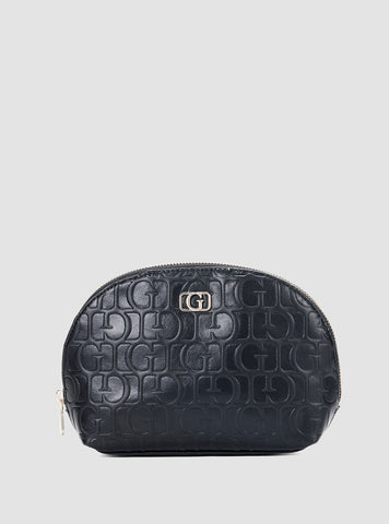 GUESS Accessories Black Logo G Television Dome Pouch PW7531P5270 Front View