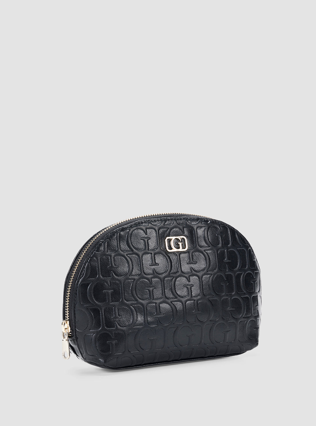 GUESS Accessories Black Logo G Television Dome Pouch PW7531P5270 Front Side View