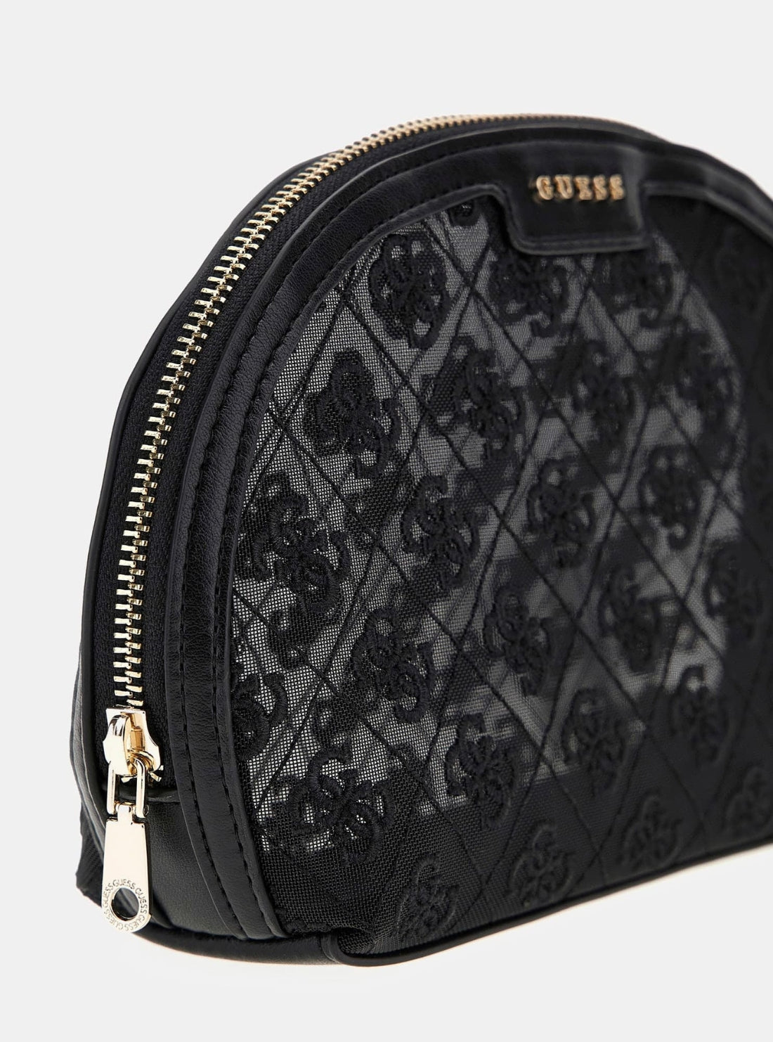 GUESS Accessories Black Big Dome Pouch PW7536P5370 Detail View