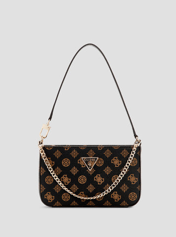 Brown Logo Noelle Mini Shoulder Bag