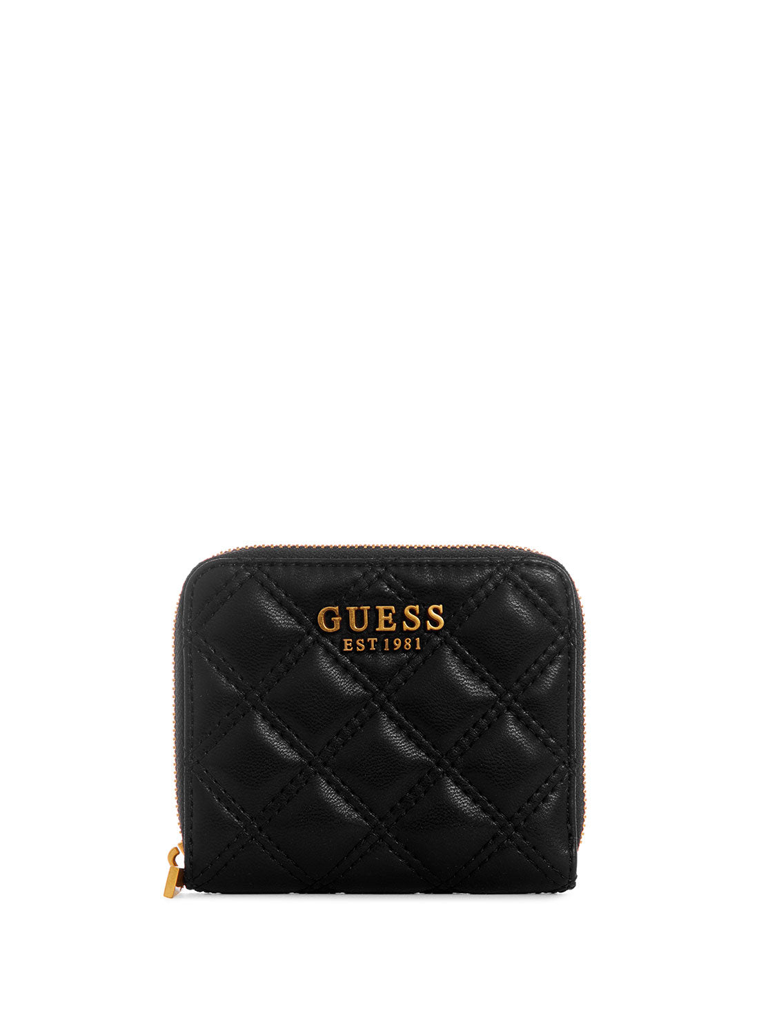 GUESS Black Giully Small Wallet front view