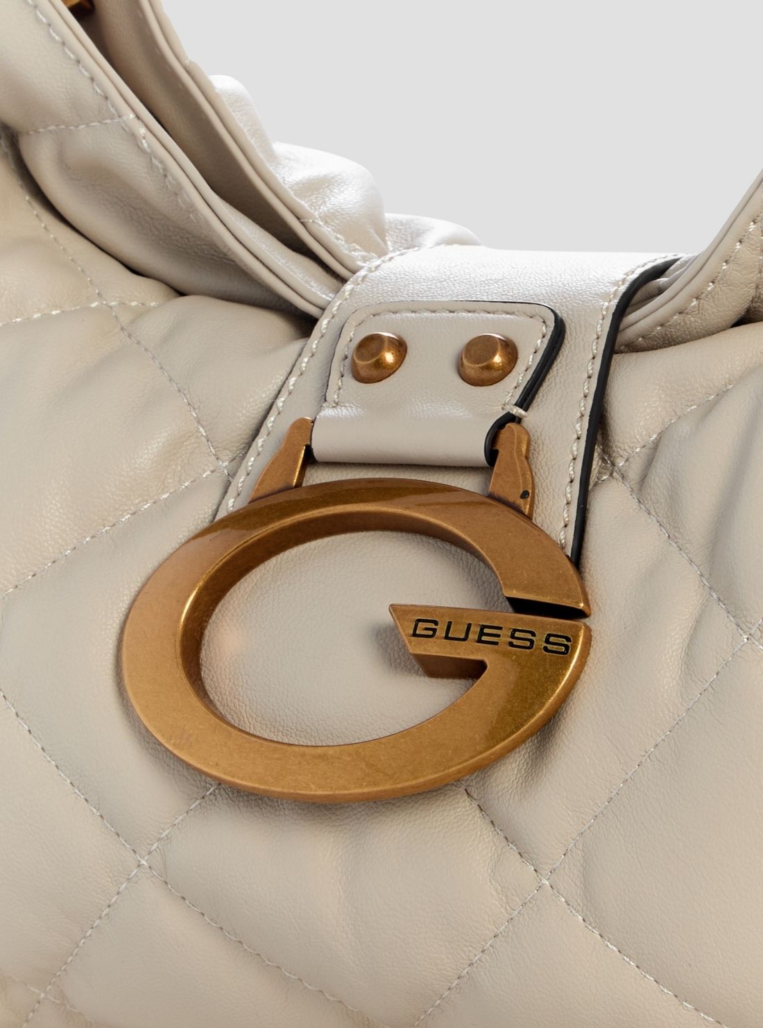 GUESS Womens Bone Camden Shoulder Bag QB930818 Detail View