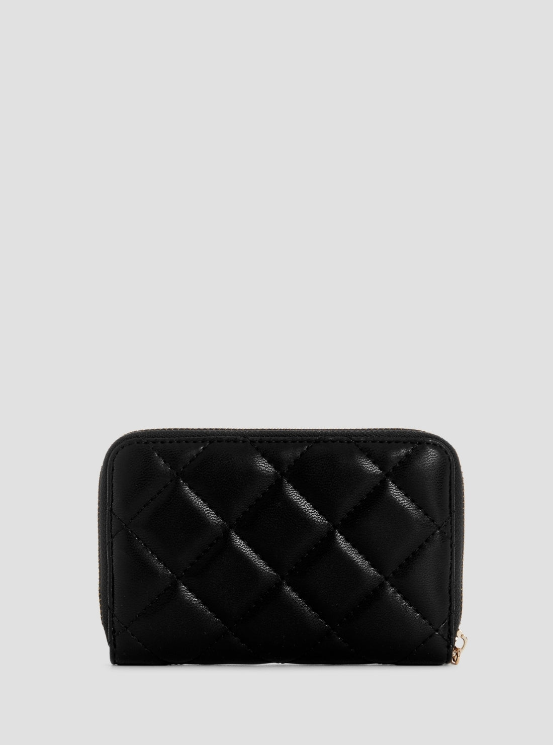 GUESS WomensBlack Juliet Medium Zip Around Wallet QG2456140 Back View
