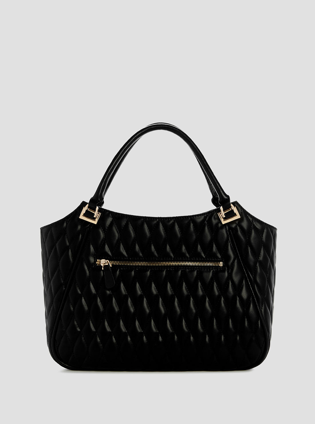 GUESS Womens Black Valla Tote Bag QG812222 Back View