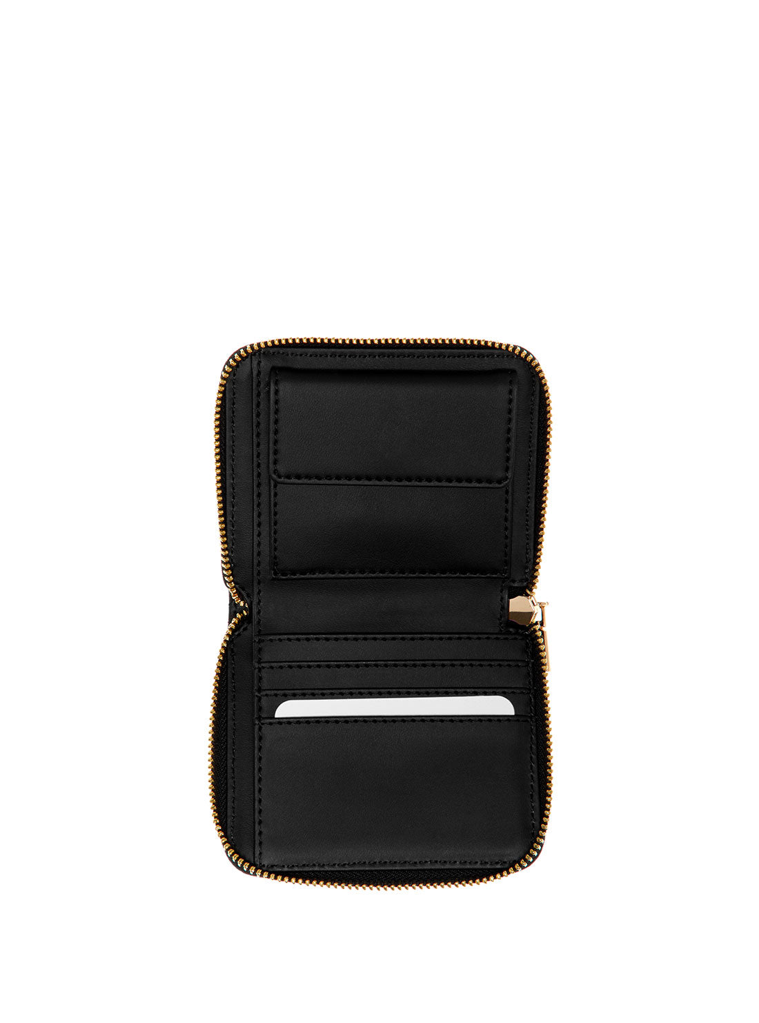 Black Assia Small Zip Around Wallet