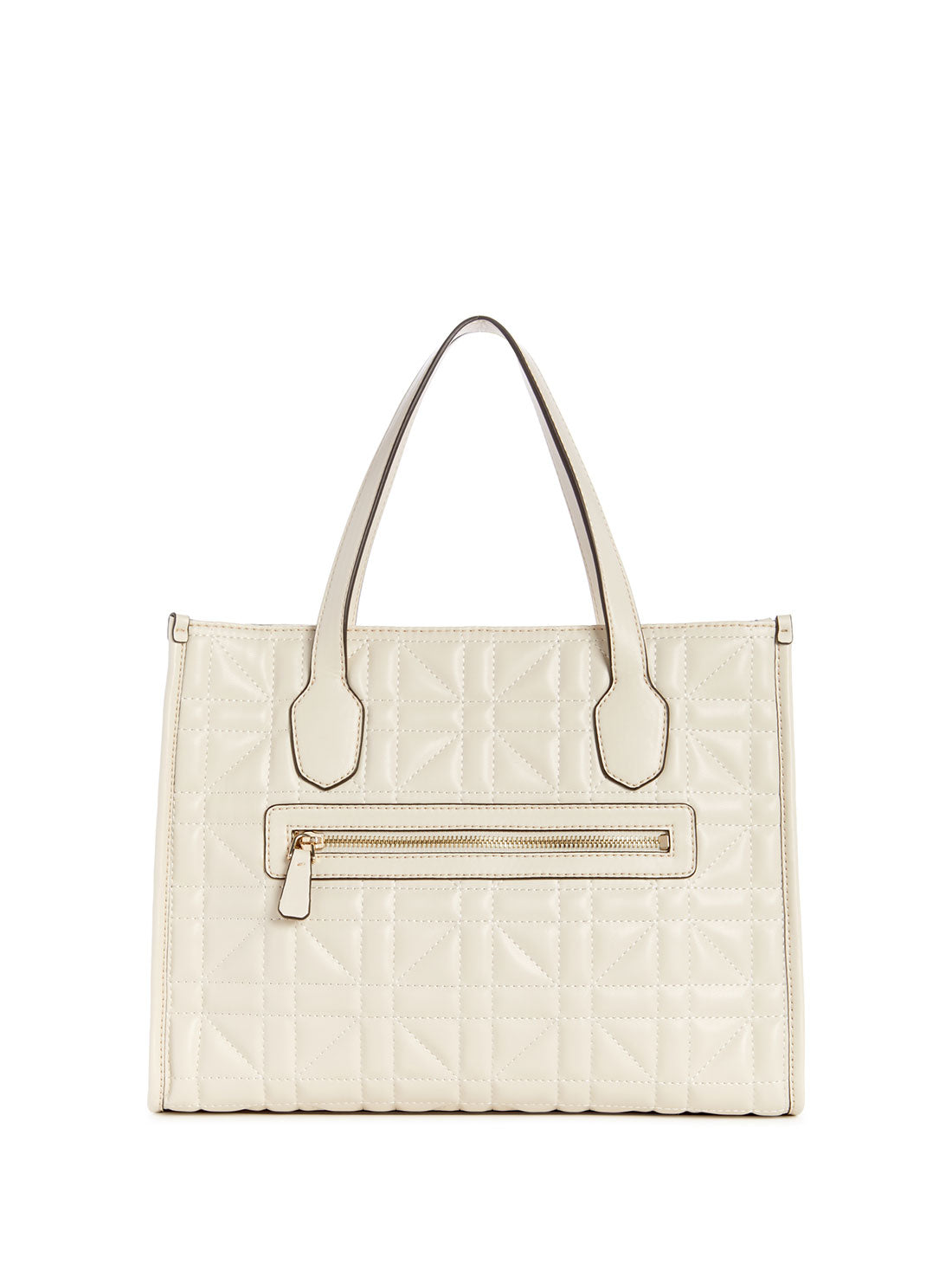 White Silvana Tote Bag back view