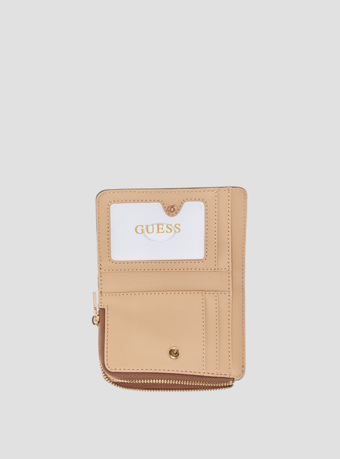 GUESS Womens Pink Giully Zip Around Card Case QG8748156 Inside View