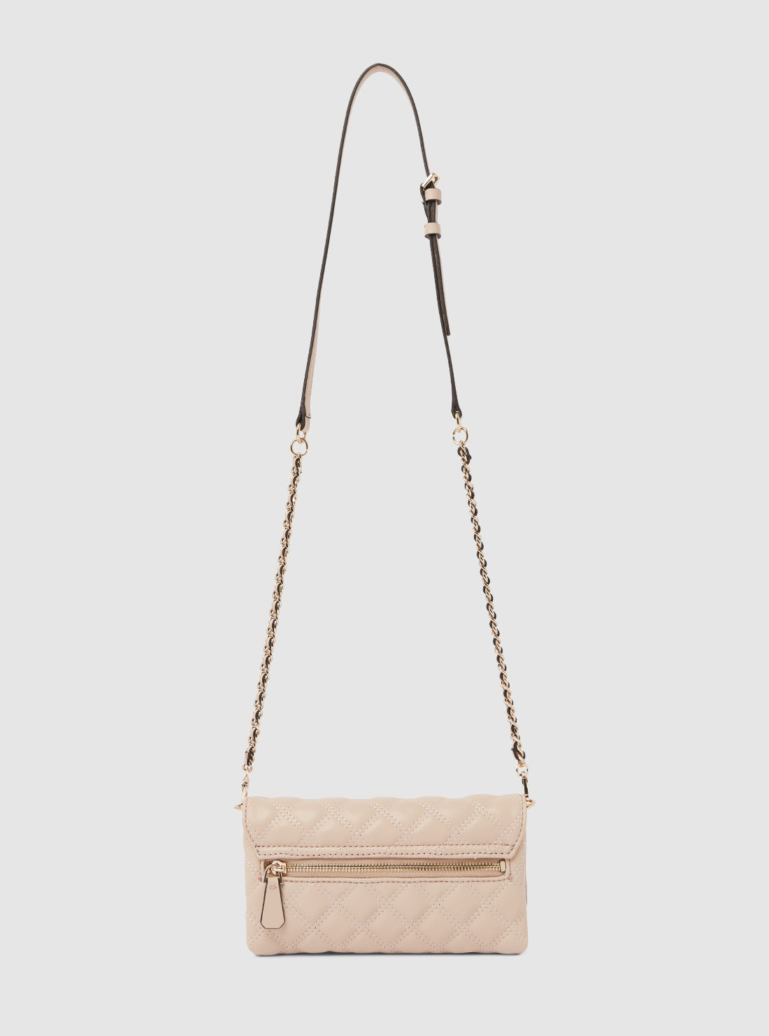 GUESS Womes Beige Giully Crossbody Organiser Bag QG874875 Back View