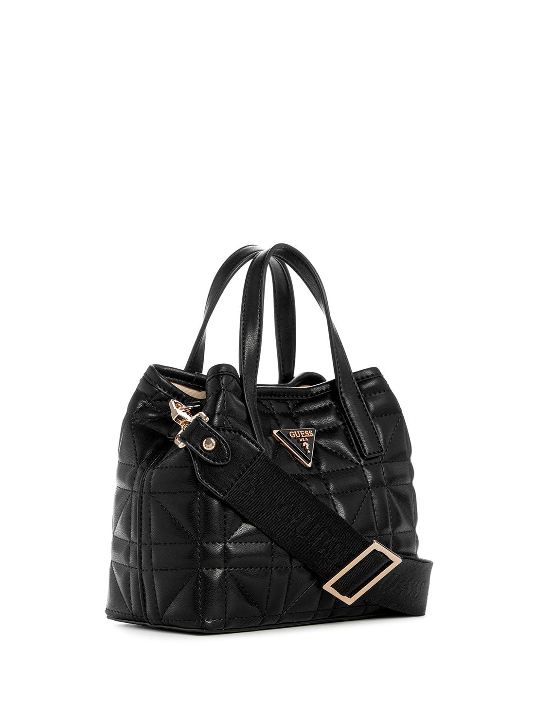 Black Logo Latona Mini Tote Bag