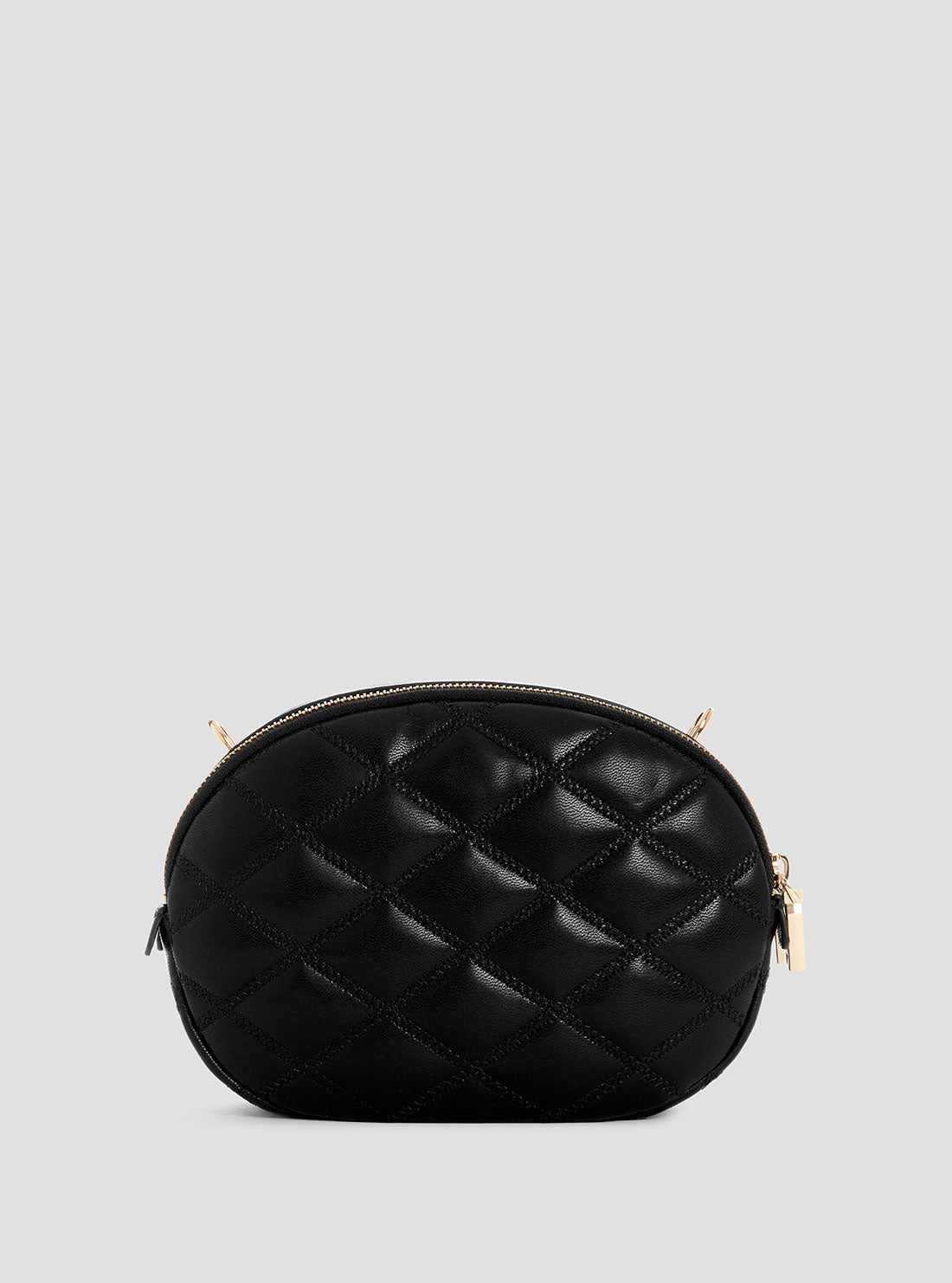 GUESS Womens Black Tamsin Double Zip Crossbody Bag QG963212 Back View