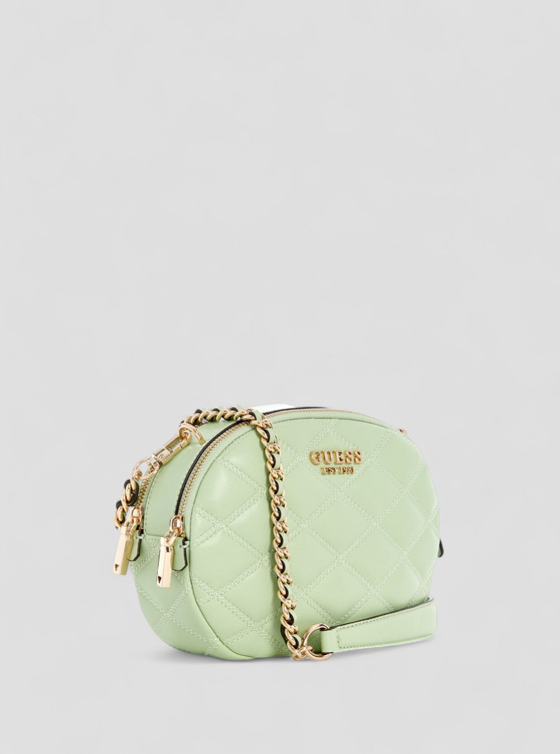 【ライトグリーン(CDN)】GUESS クロスボディバッグ(W)TAMSIN Double Zip Crossbody Green Tamsin Double Zip Crossbody | GUESS