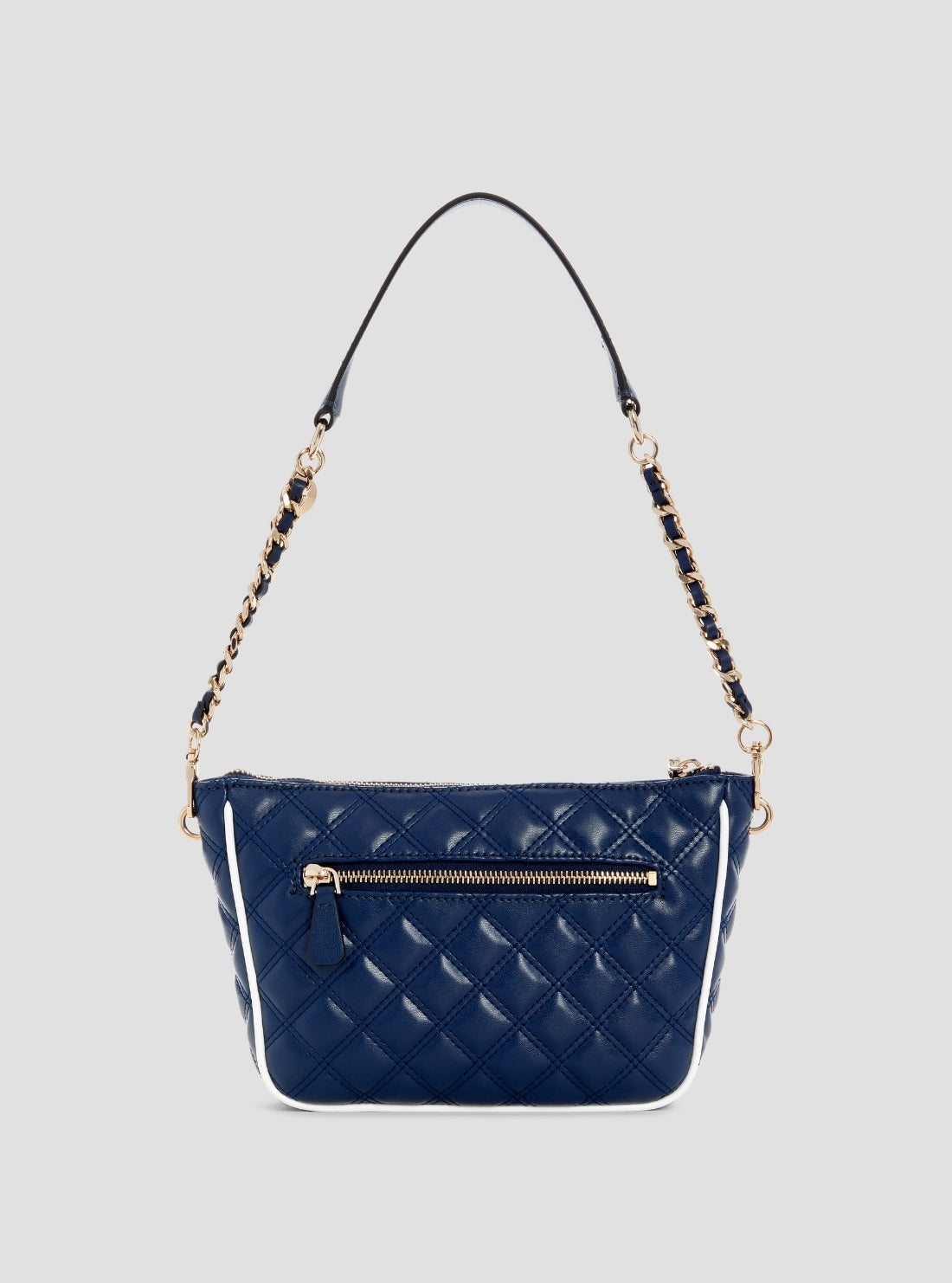 GUESS Womens Blue Cruise Vibe Shoulder Bag QG964917 Back View