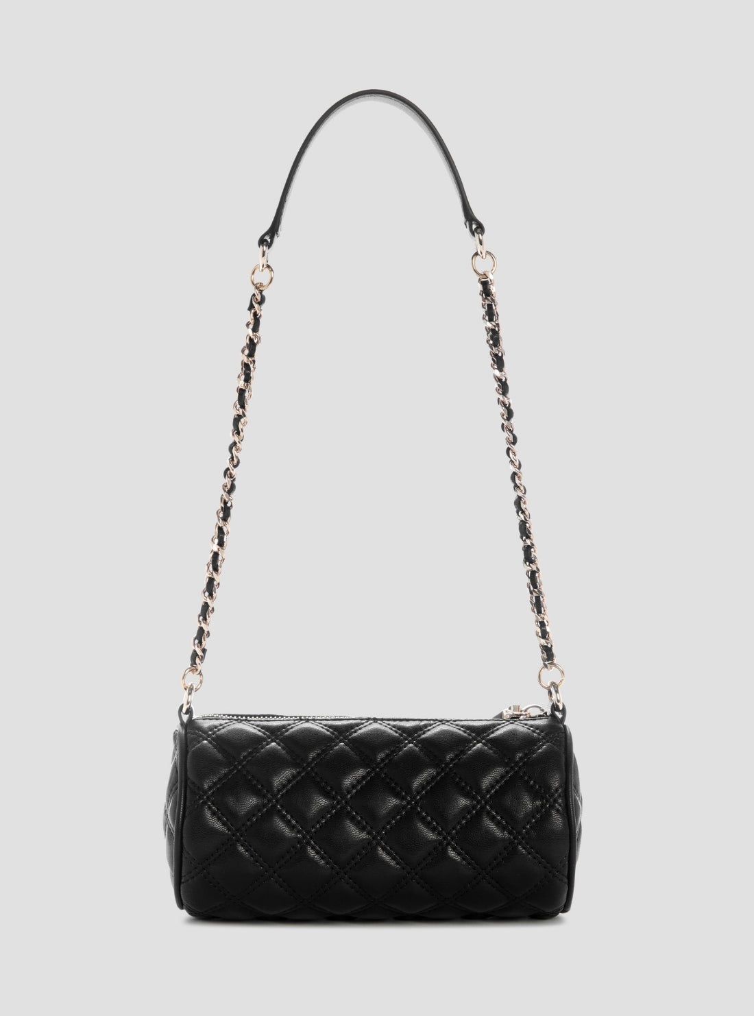GUESS Womens Black Giully II Mini Barrel Bag QG967372 Back View