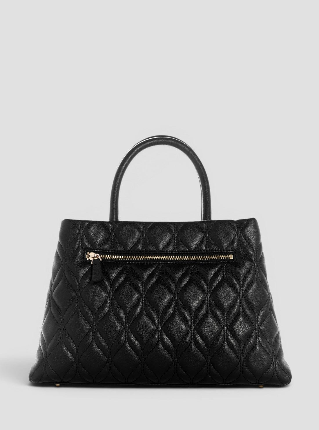 GUESS Womens Black Maxine Girlfriend Satchel Bag QG973306 Back View