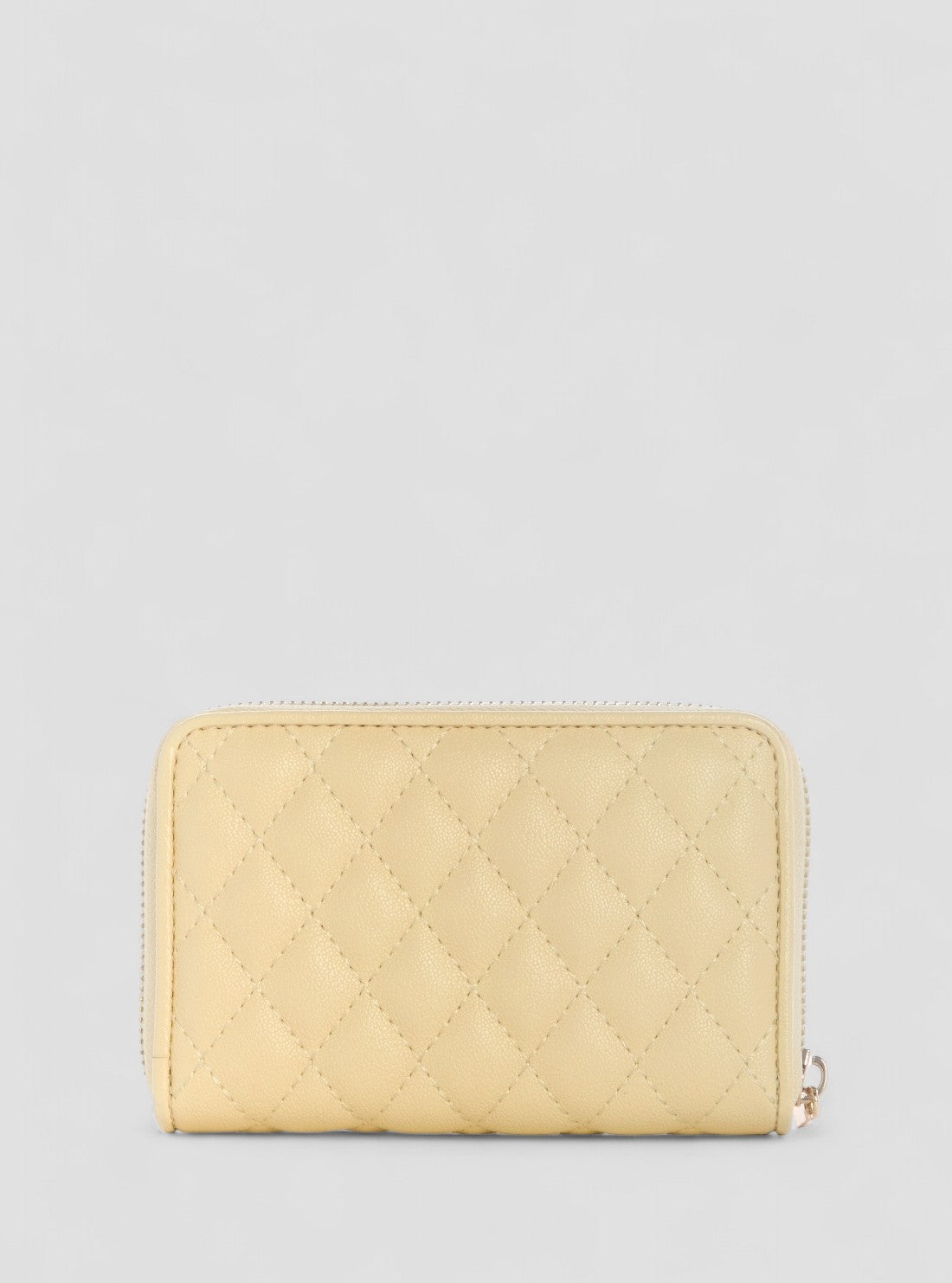 GUESS Womens Yellow Atabey Medium Zip Around Wallet QG9894140 Back View