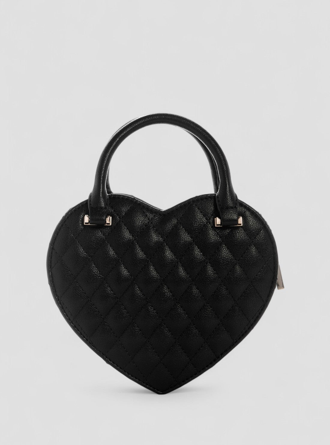 GUESS Womens Black Atabey Mini Heart Bag QG989477 Back View