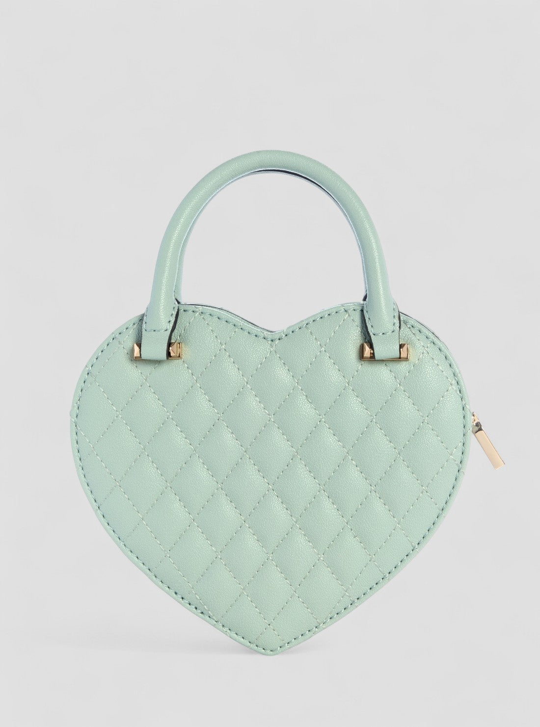 GUESS Womens Green Atabey Mini Heart Bag QG989477 Back View