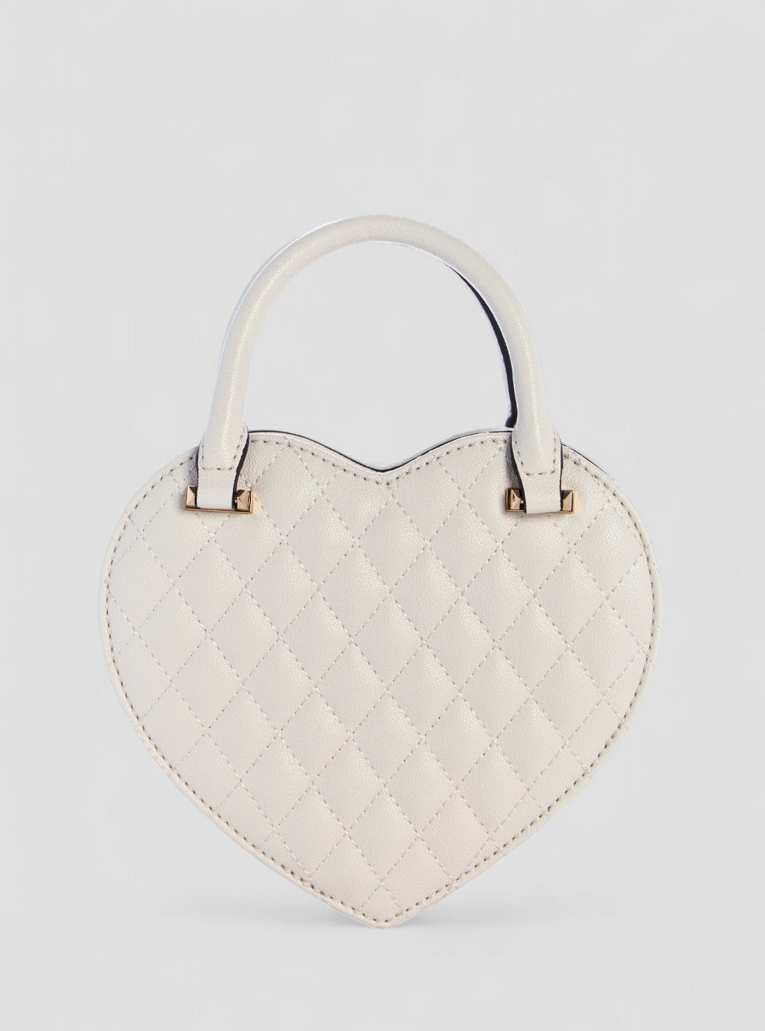 GUESS White Atabey Heart Bag QG989477 Back View
