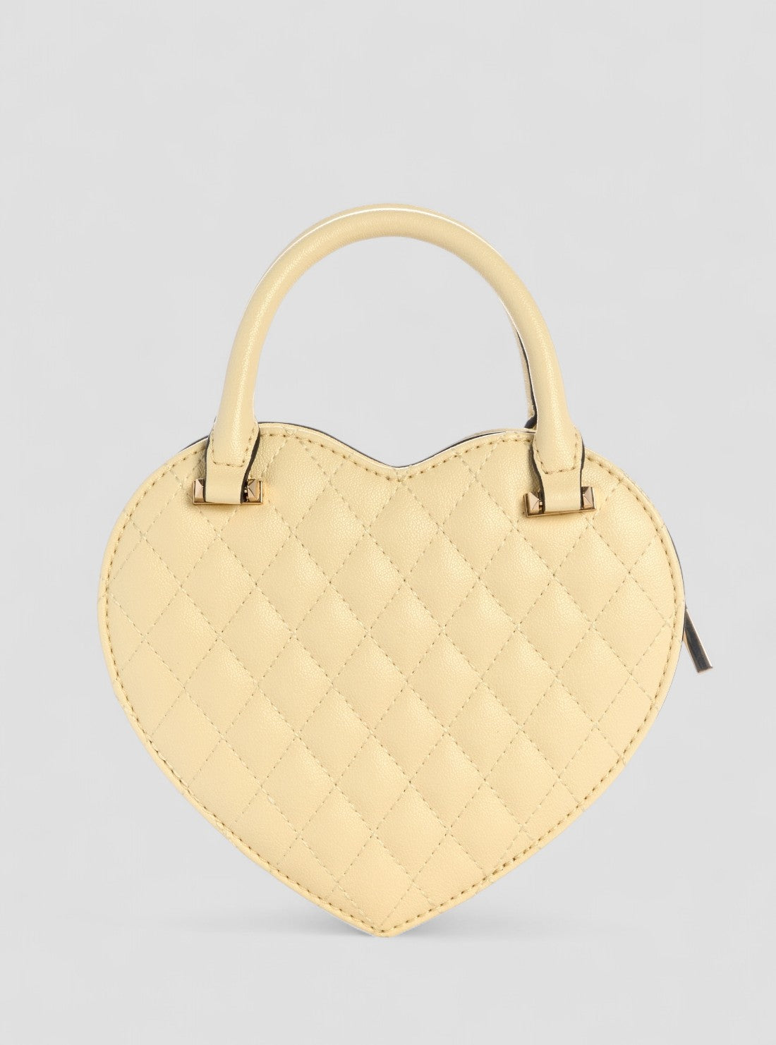  GUESS Womens Yellow Atabey Heart Bag QG989477 Back View