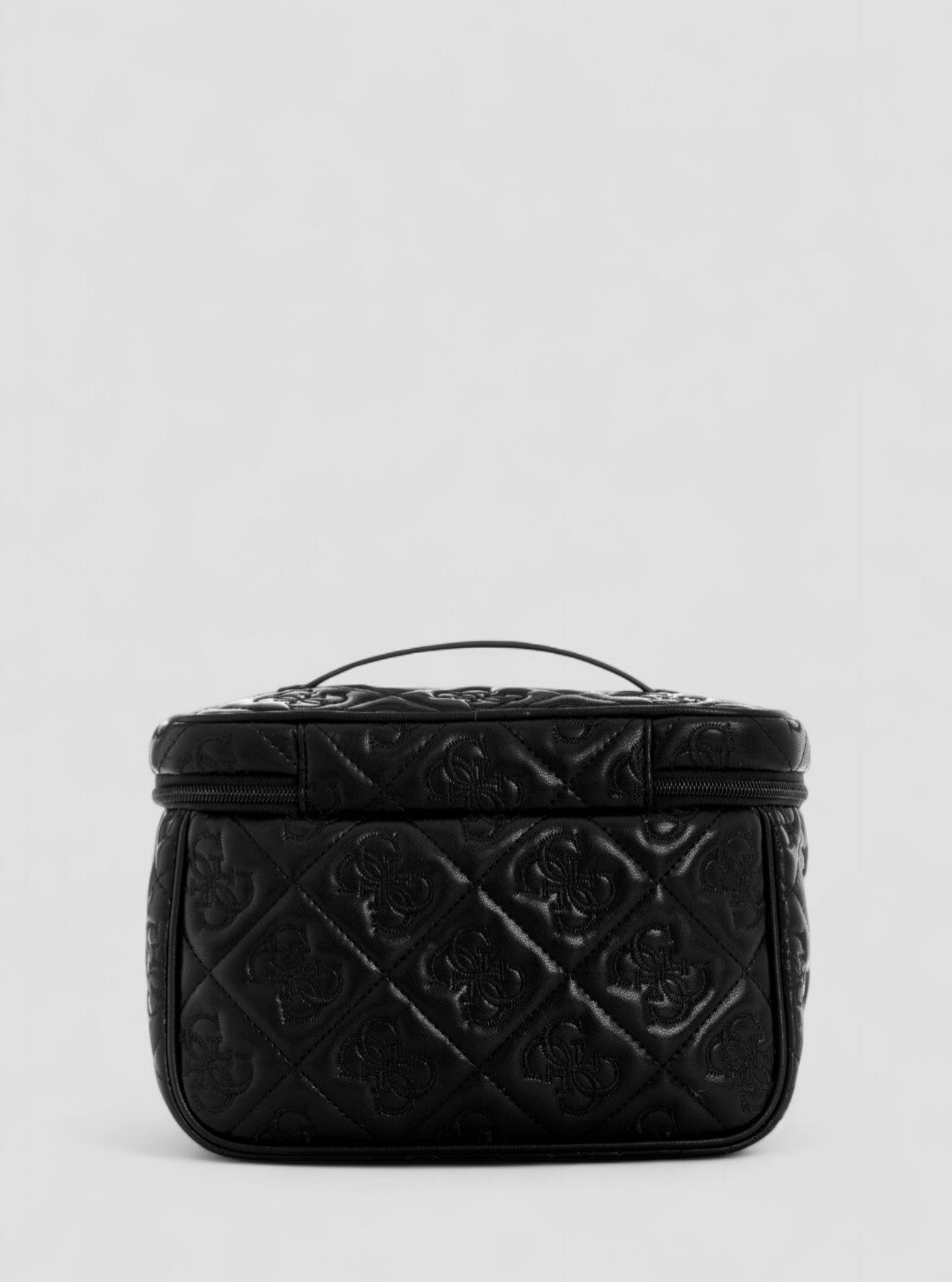 GUESS Womens Black Adelasia Toiletry Train Case QL9658039 Back View