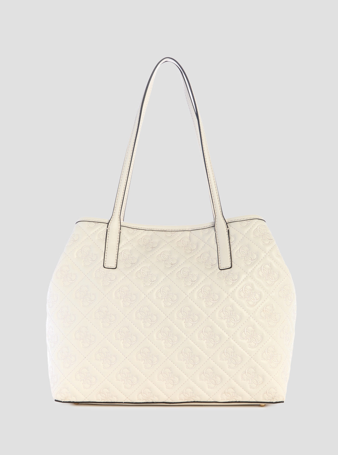 GUESS Women's White Adelasia 2 in 1 Tote Bag QL965823 Back View