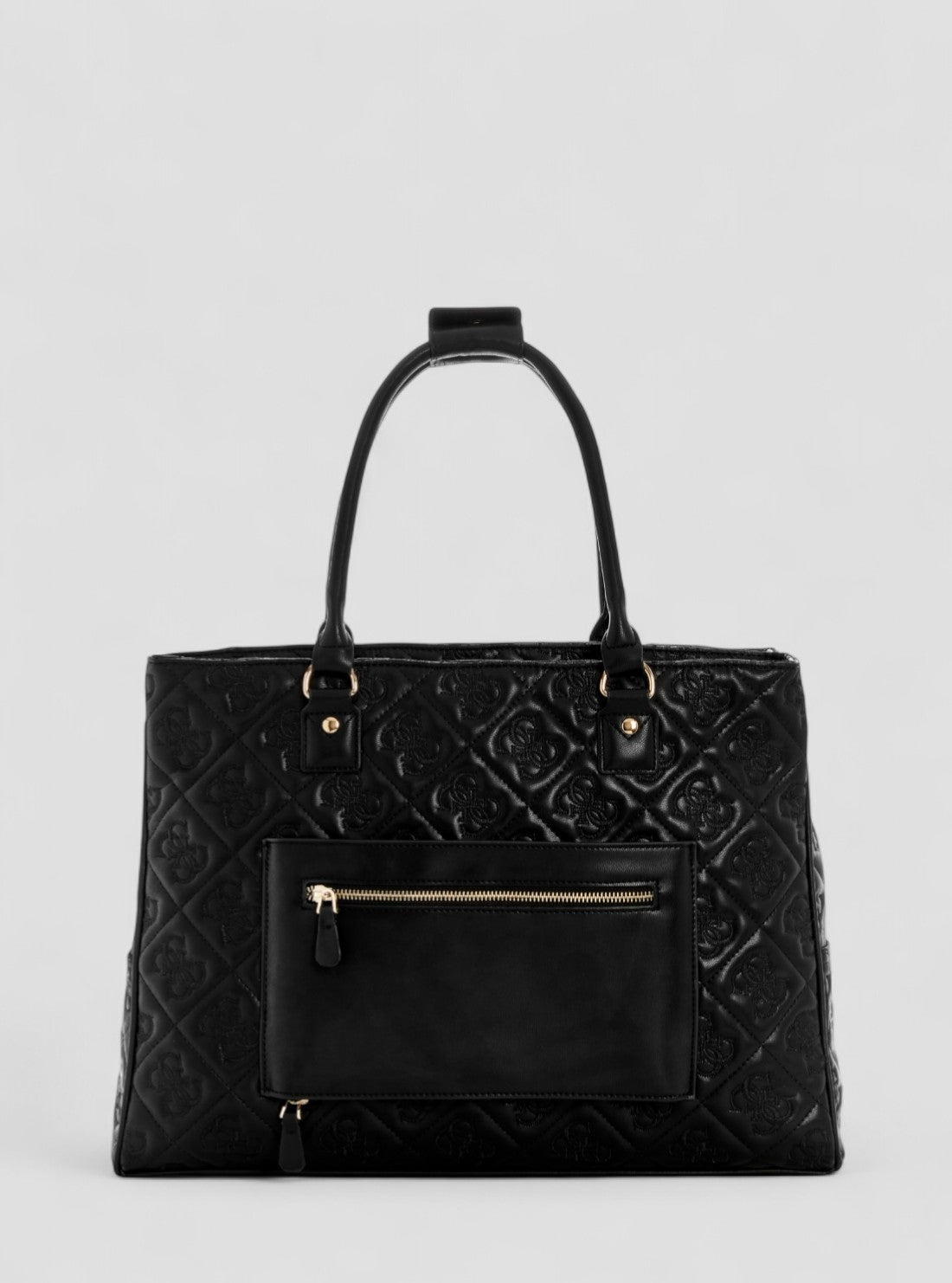 GUESS Womens Black Adelasia Shopper Tote Bag QL9658919 Back View