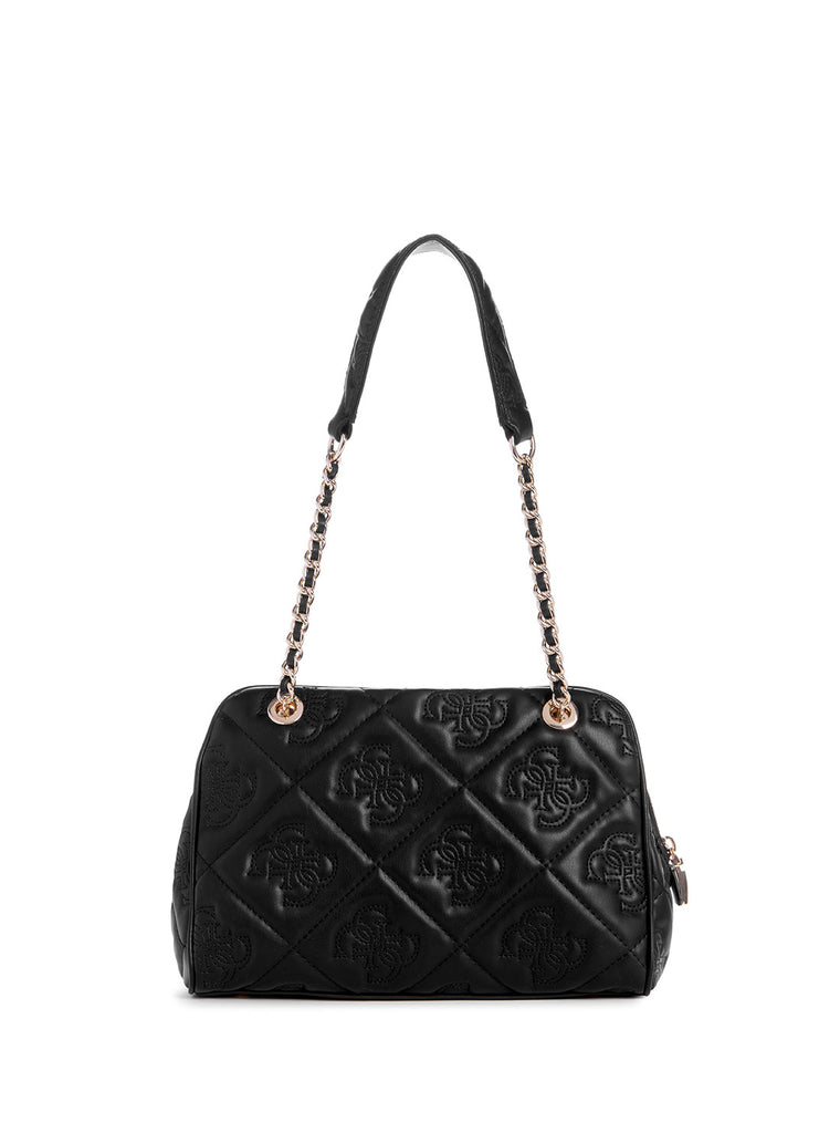 Black Marieke Girlfriend Satchel Bag - GUESS