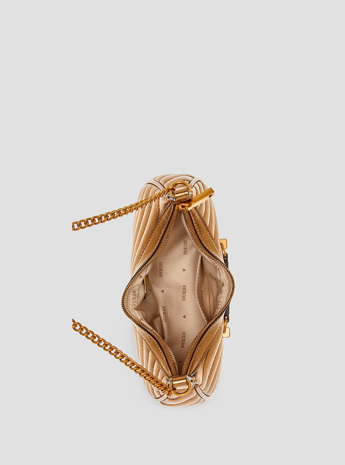 Gold Sela Mini Crossbody Hobo Bag