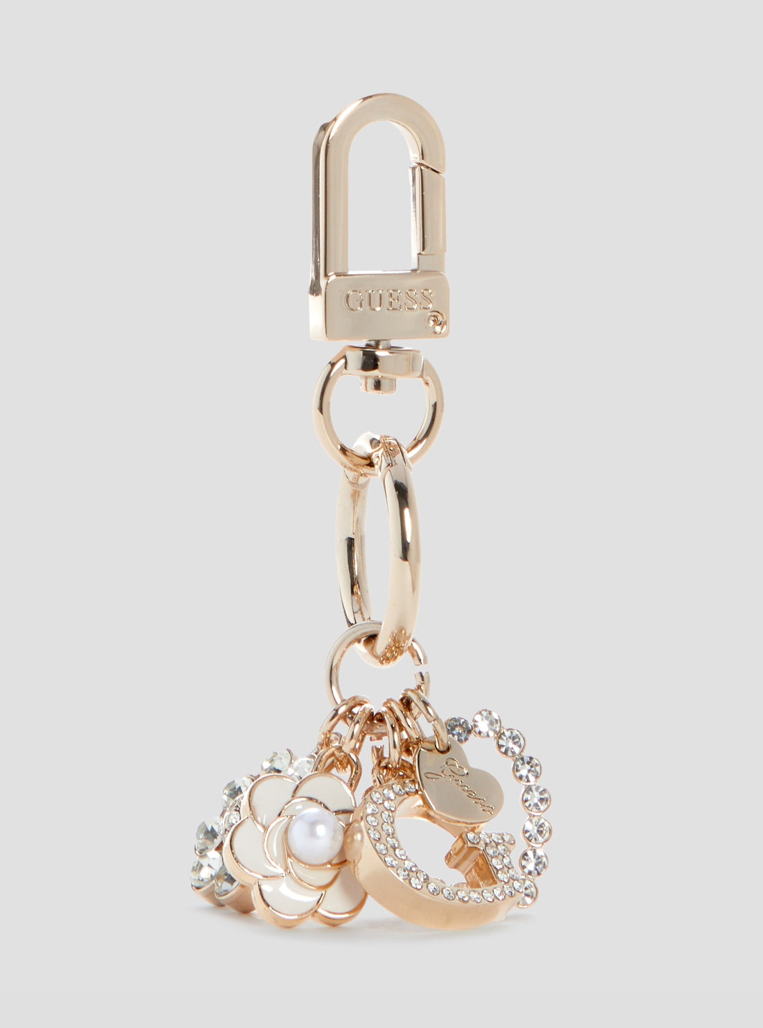 GUESS Accessories Everlee Flower Keychain R7460103 Front View
